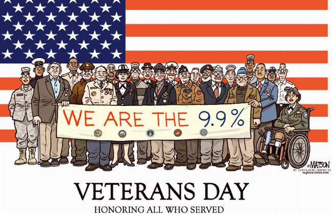 Veterans Day 9.9%